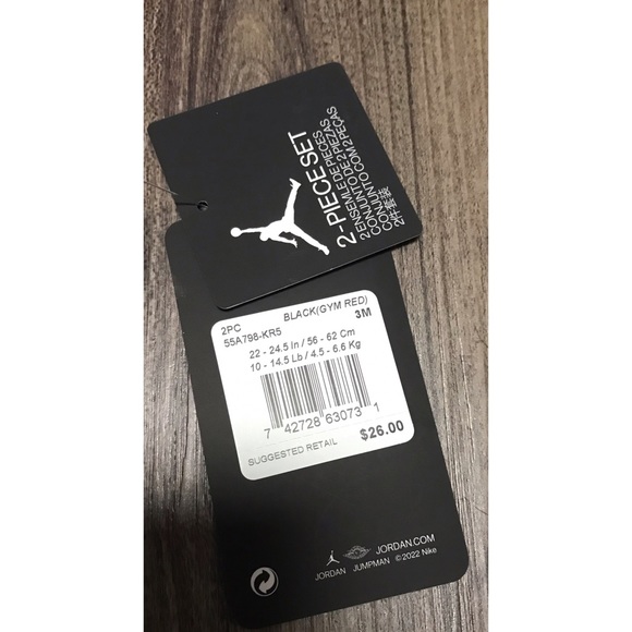 Nike Air Jordan Baby Outfit Size 3 months - Picture 2 of 2